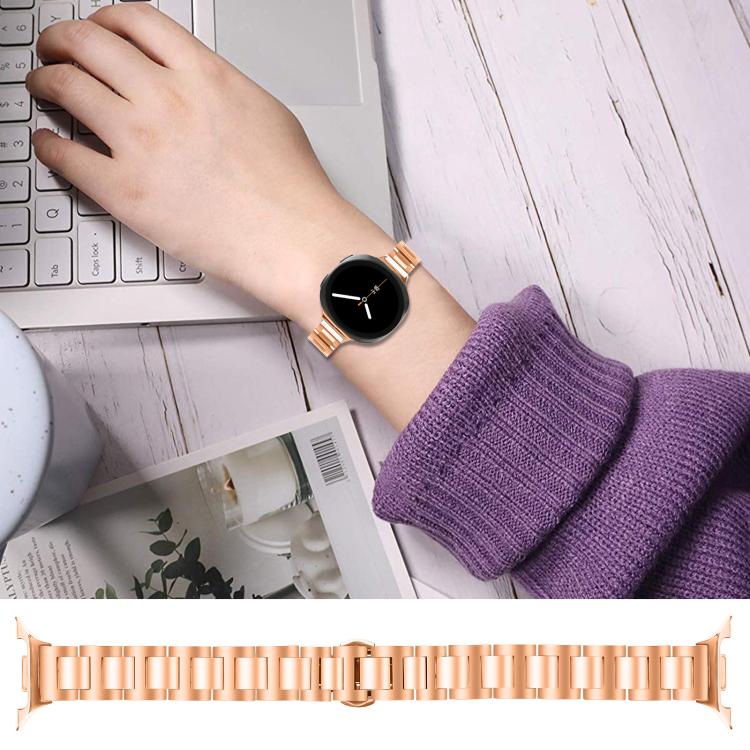 For Samsung Galaxy Ultra 47mm / Ultra 2025 Slim Butterfly Buckle Metal Stainless Steel Watch Band