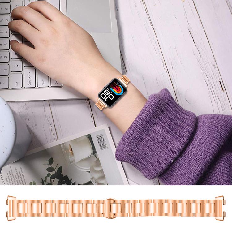 For Huawei Band 10 / 9 / 8 Slim Butterfly Buckle Metal Stainless Steel Watch Band