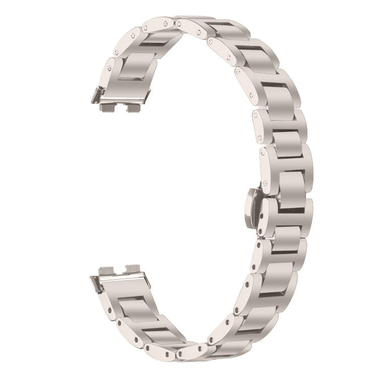 For Huawei Band 10 / 9 / 8 Slim Butterfly Buckle Metal Stainless Steel Watch Band