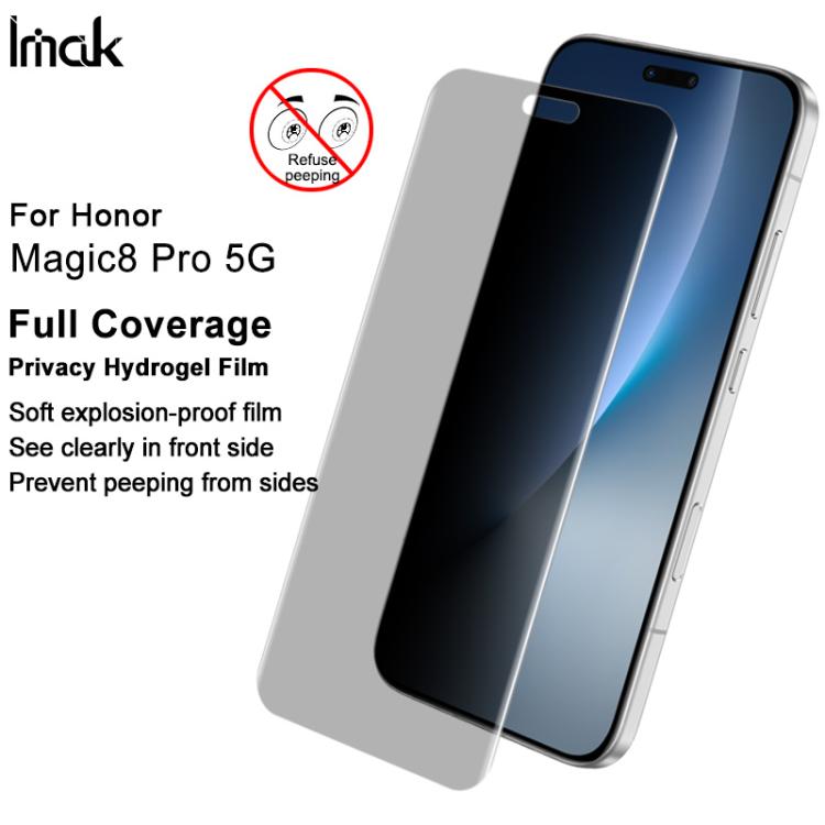 For Honor Magic8 Pro imak Curved Full Screen Privacy Hydraulic Film III
