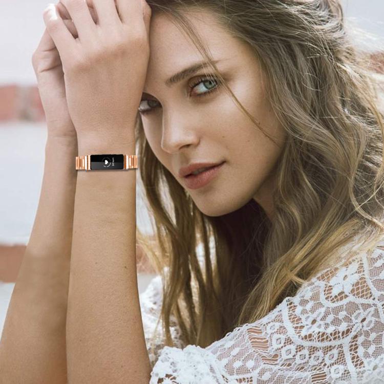 For Fitbit Ace 3 / Ace 2 / Inspire 2 Slim Butterfly Buckle Metal Stainless Steel Watch Band
