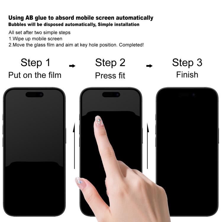 For iPhone Air imak Anti-Reflection Series Full Coverage Tempered Glass Film
