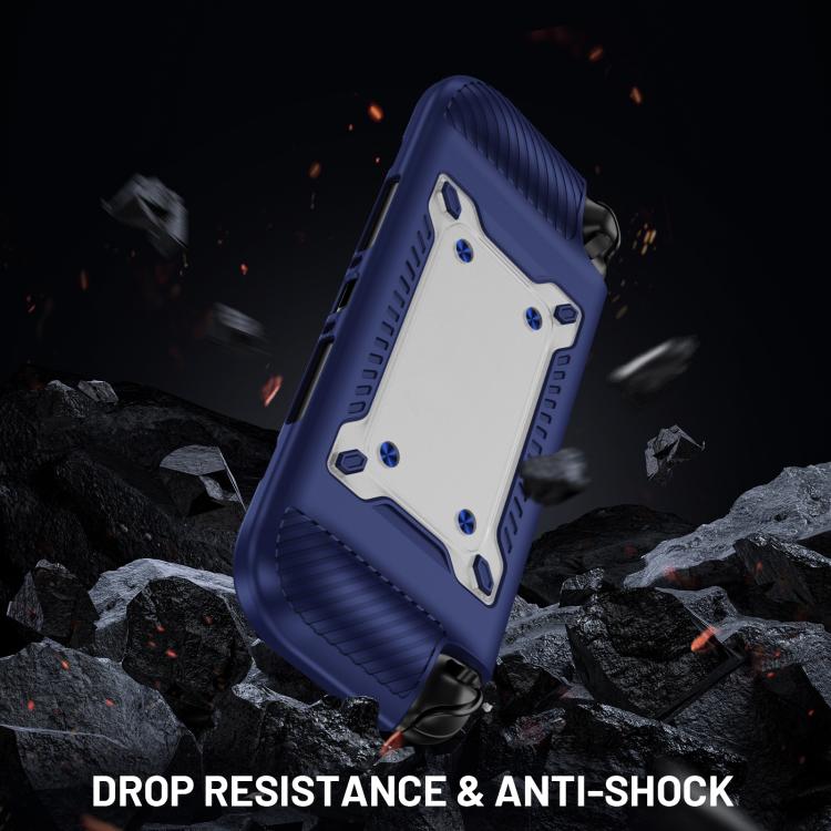 For Nintendo Switch 2 Anti-slip Textured TPU Hybrid PC Gaming Console Protective Case with Card Slot