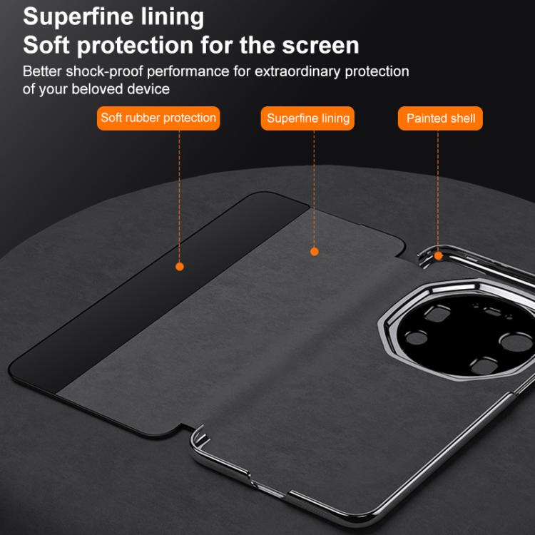 For Huawei Mate 80 Pro / 80 Smart View Window Imitation Ultimate Design Phone Case