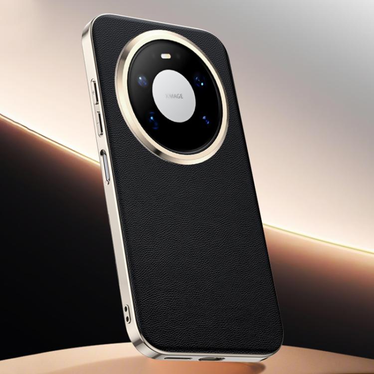 For Huawei Mate 80 Pro / 80 Premium Vegan Leather Skin Feel Cooling Phone Case
