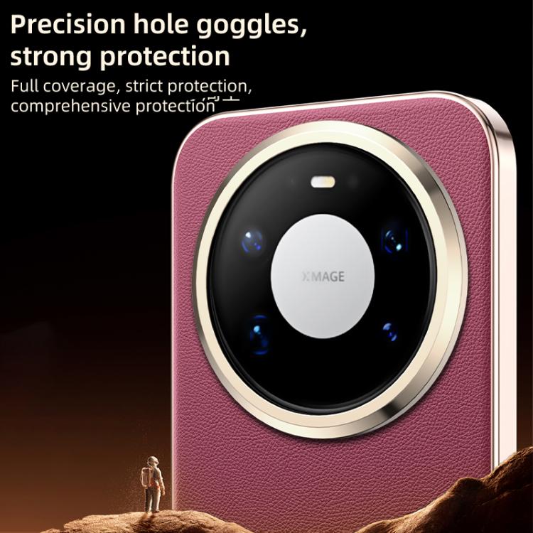 For Huawei Mate 80 Pro / 80 Premium Vegan Leather Skin Feel Cooling Phone Case