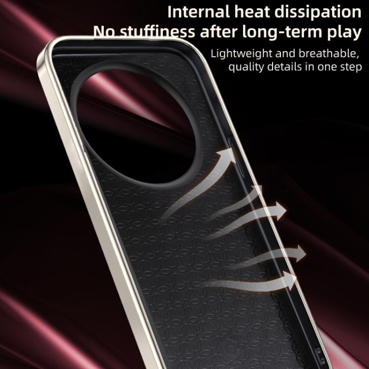 For Huawei Mate 80 Pro / 80 Premium Vegan Leather Skin Feel Cooling Phone Case