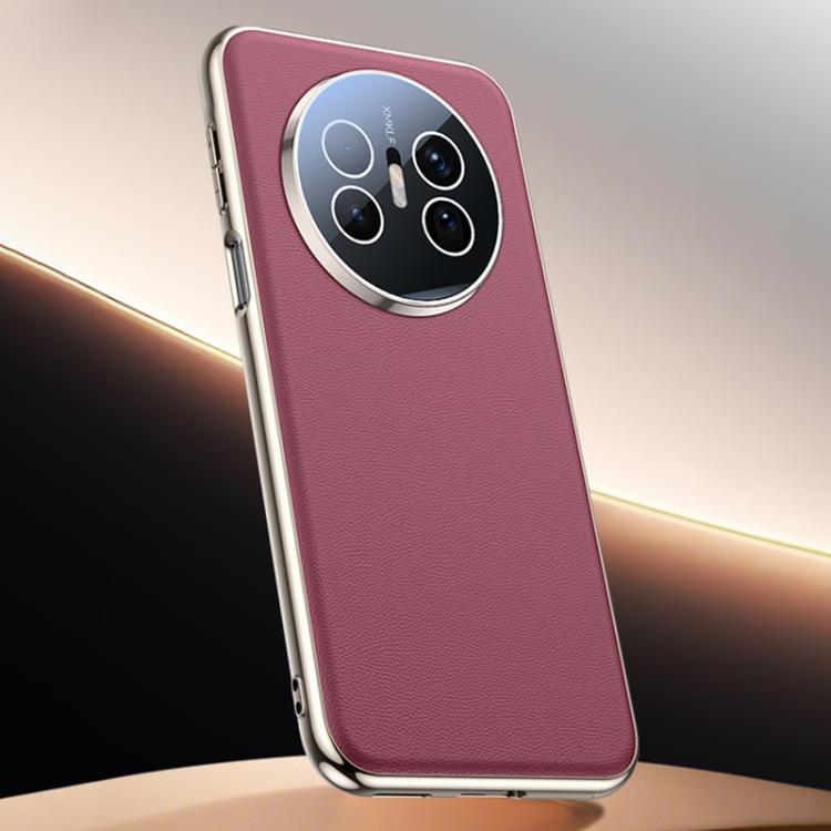 For Huawei Mate 70 Air Skin Feel Leather Texture Cooling Phone Case