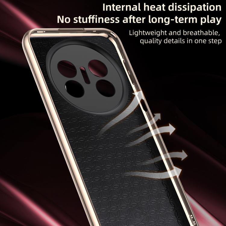 For Huawei Mate 70 Air Skin Feel Leather Texture Cooling Phone Case