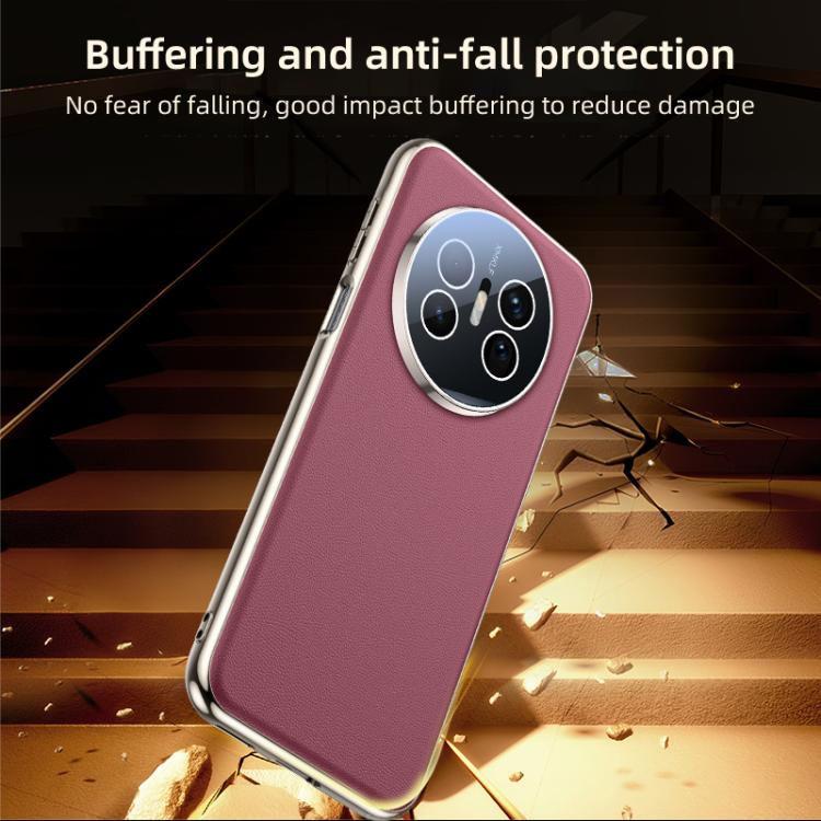 For Huawei Mate 70 Air Skin Feel Leather Texture Cooling Phone Case