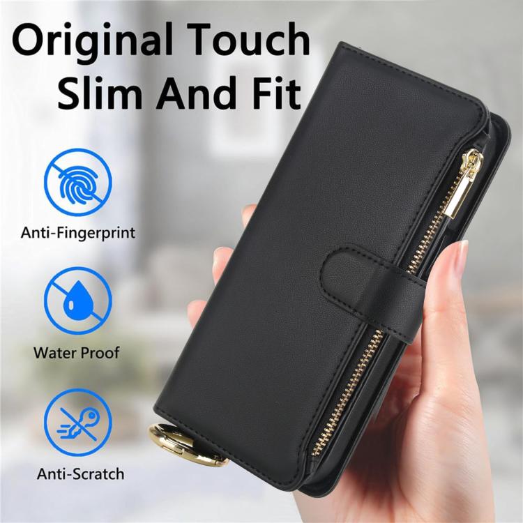 For Google Pixel 10 Pro XL Crossbody Ring Multifunctional Wallet Leather Phone Case