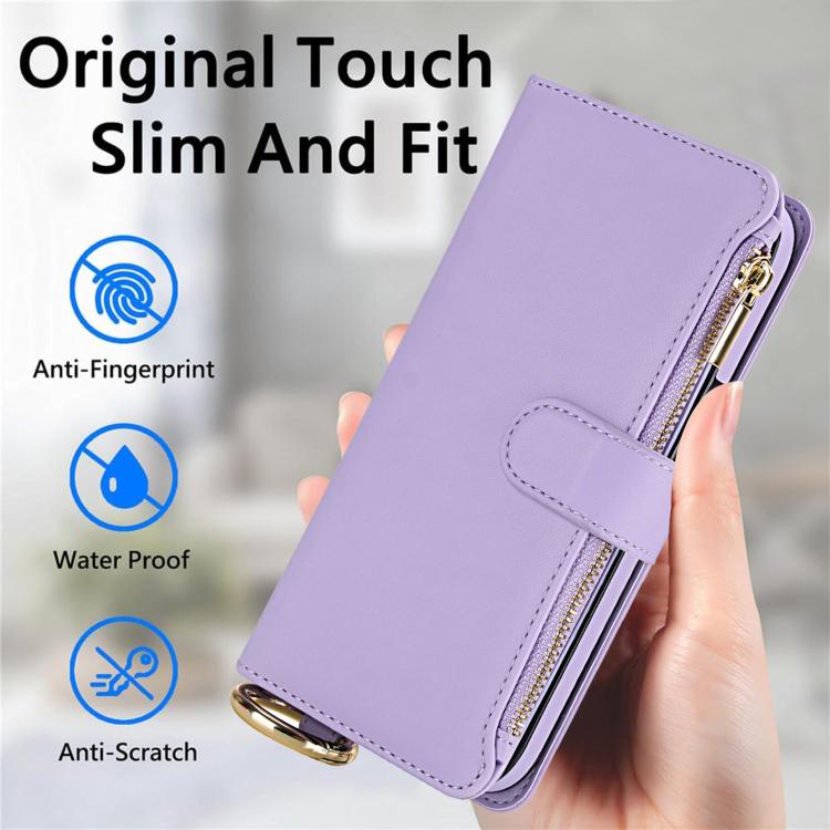 For Google Pixel 10 Pro XL Crossbody Ring Multifunctional Wallet Leather Phone Case