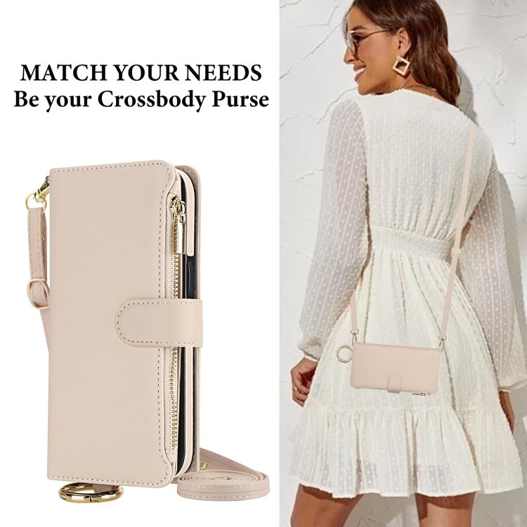 For Google Pixel 10 / 10 Pro Crossbody Ring Multifunctional Wallet Leather Phone Case
