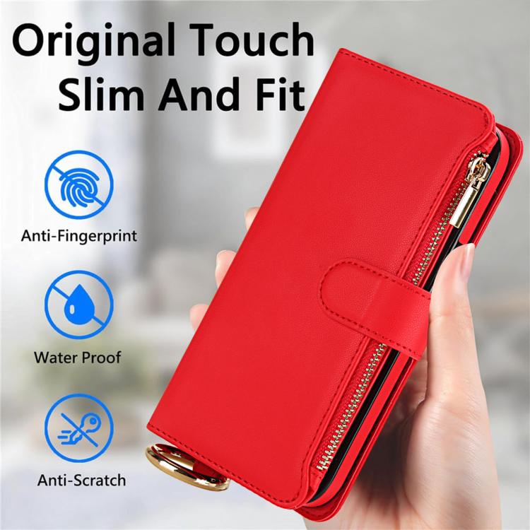 For Google Pixel 10 / 10 Pro Crossbody Ring Multifunctional Wallet Leather Phone Case
