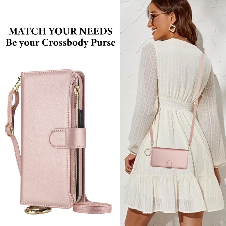 For Google Pixel 10 / 10 Pro Crossbody Ring Multifunctional Wallet Leather Phone Case