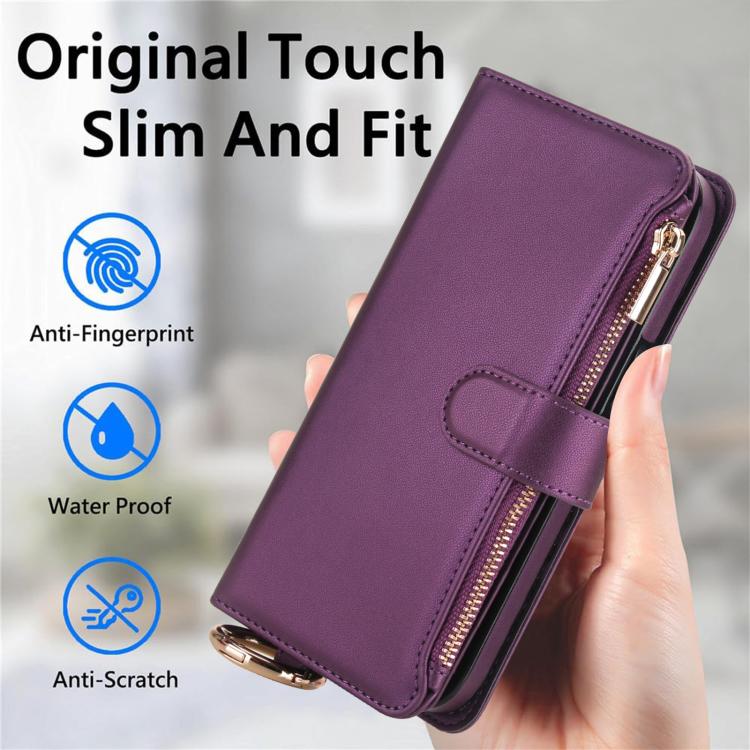 For Google Pixel 10 / 10 Pro Crossbody Ring Multifunctional Wallet Leather Phone Case