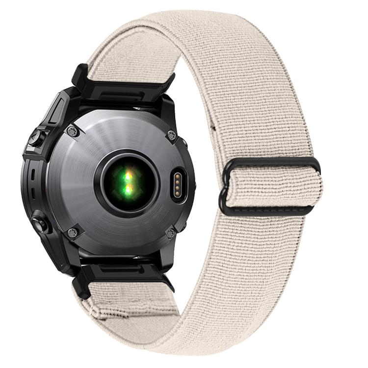 For Garmin 26mm Solid Color Elastic Nylon Watch Band
