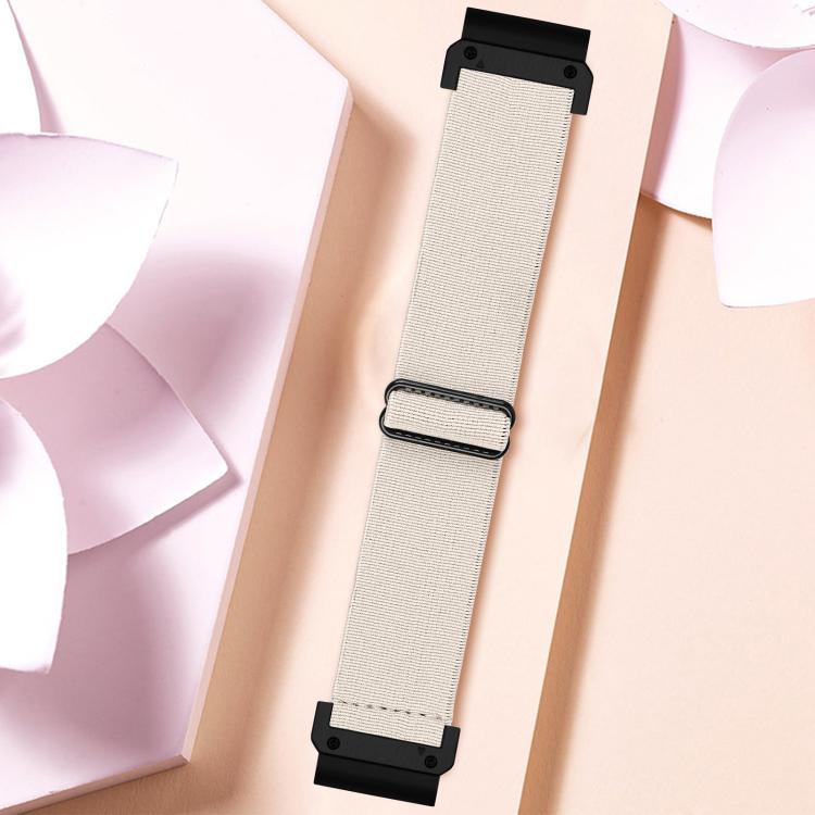 For Garmin 26mm Solid Color Elastic Nylon Watch Band