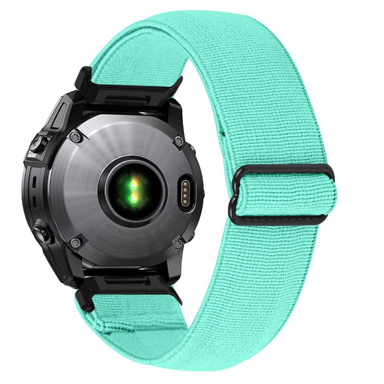 For Garmin 26mm Solid Color Elastic Nylon Watch Band