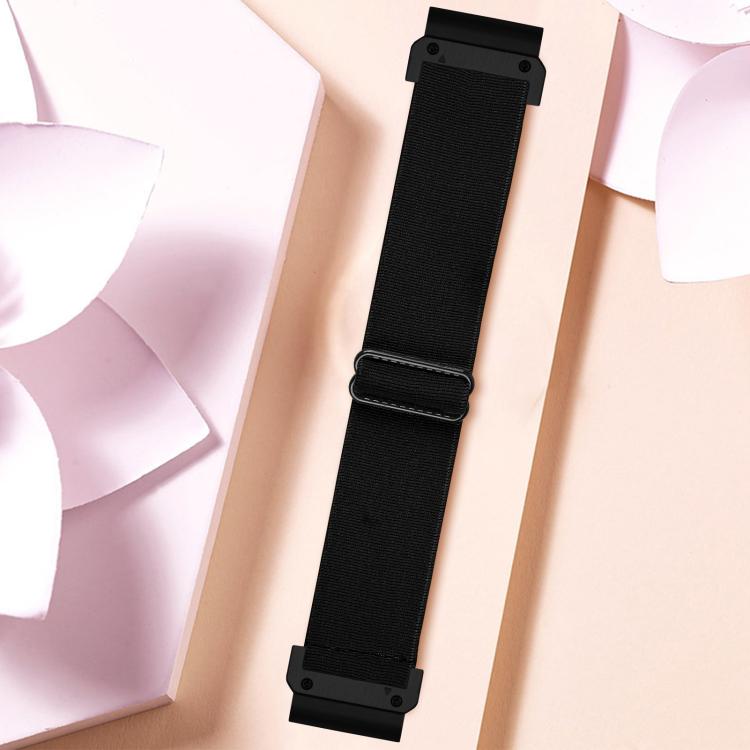 For Garmin 26mm Solid Color Elastic Nylon Watch Band