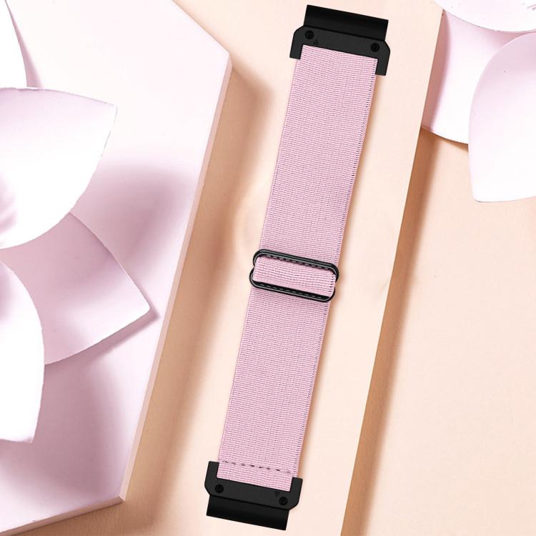 For Garmin 26mm Solid Color Elastic Nylon Watch Band