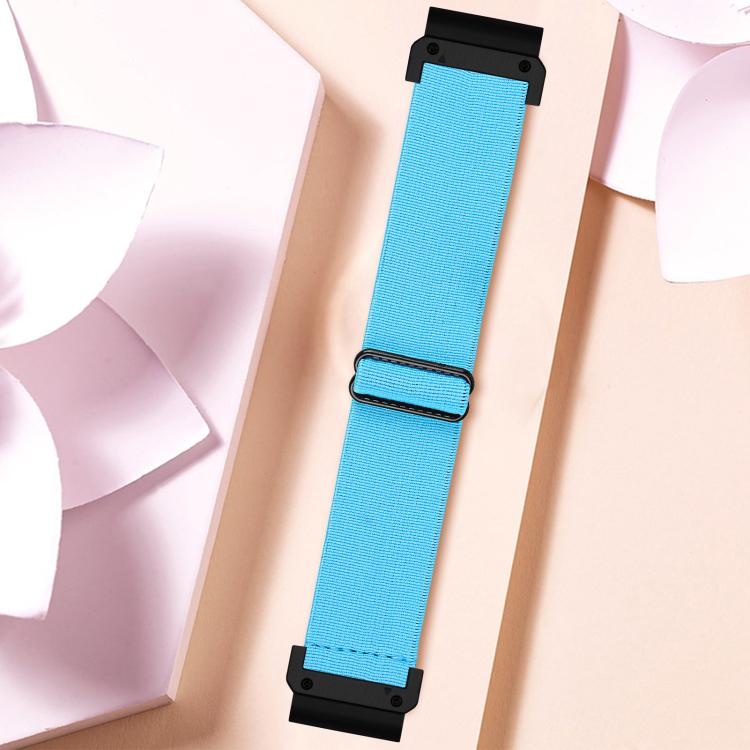 For Garmin 26mm Solid Color Elastic Nylon Watch Band