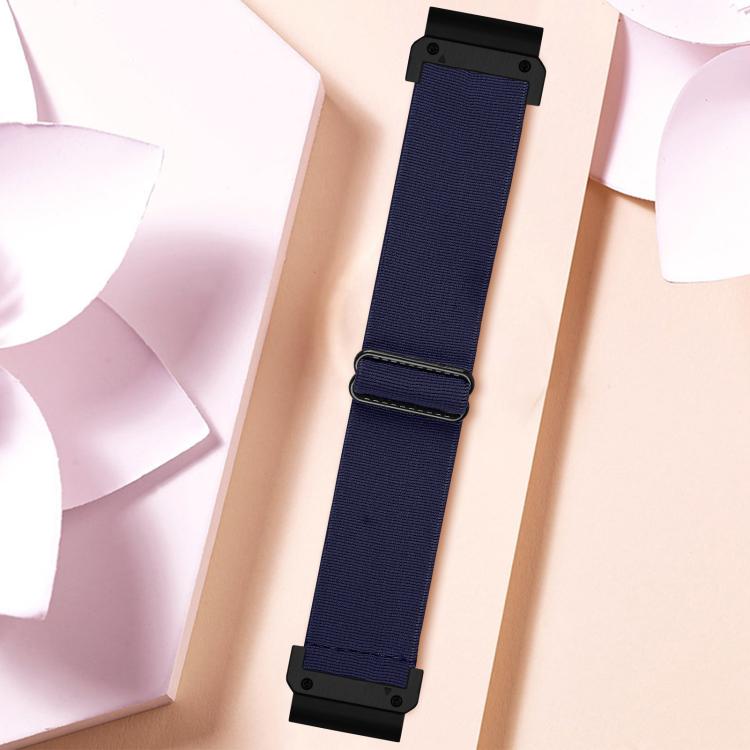 For Garmin 26mm Solid Color Elastic Nylon Watch Band