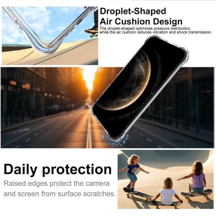 For Huawei Mate 70 Air 5G imak Shockproof Airbag TPU Phone Case - Transparent