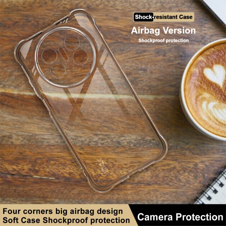 For Huawei Mate 70 Air 5G imak Shockproof Airbag TPU Phone Case - Transparent