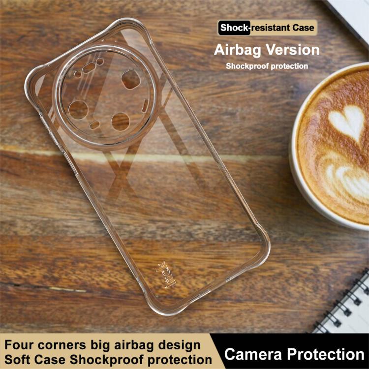 For Huawei Mate 80 Pro / Mate 80 imak Shockproof Airbag TPU Phone Case - Transparent