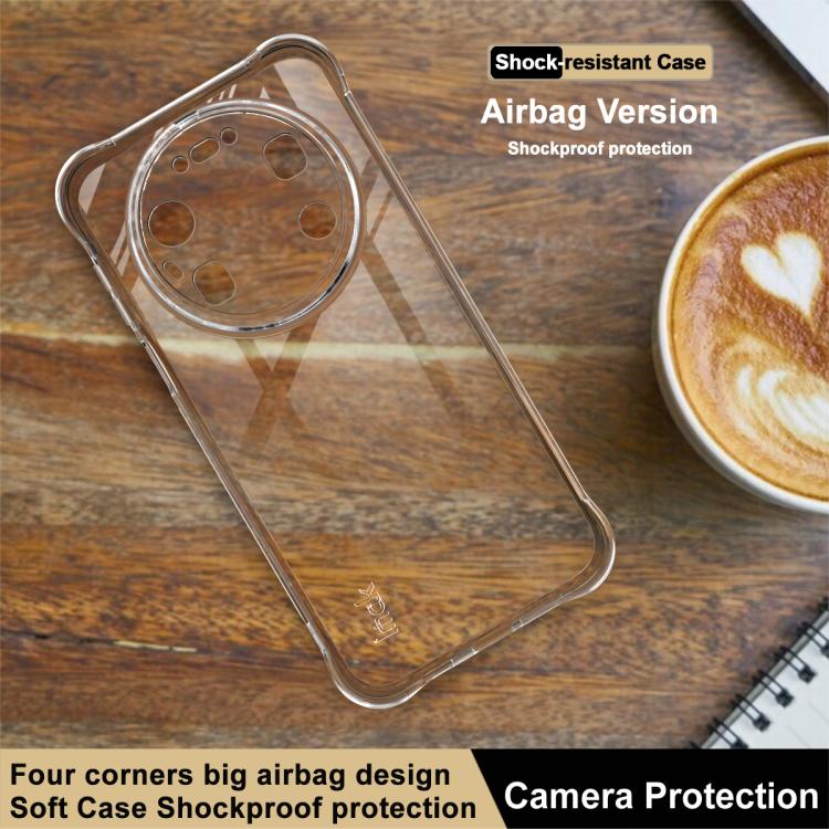 For Huawei Mate 80 Pro Max imak Shockproof Airbag TPU Phone Case - Transparent