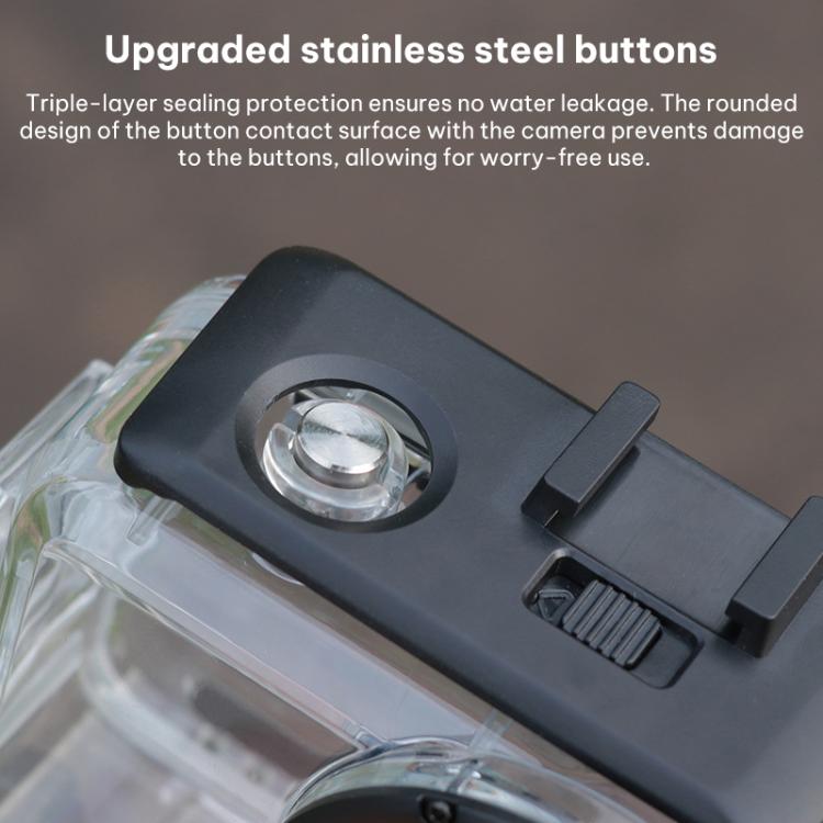 For DJI Osmo Action 6 60m Underwater Waterproof Sealed Diving Shell