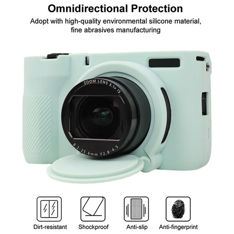 For Canon PowerShot V1 Glossy Soft Silicone Protective Cover