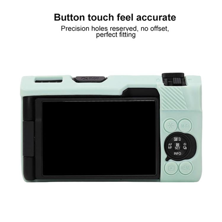 For Canon PowerShot V1 Glossy Soft Silicone Protective Cover