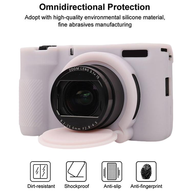 For Canon PowerShot V1 Glossy Soft Silicone Protective Cover