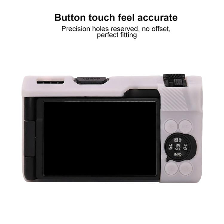For Canon PowerShot V1 Glossy Soft Silicone Protective Cover
