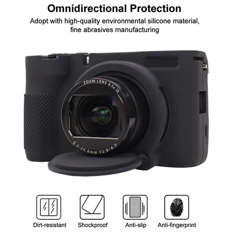 For Canon PowerShot V1 Glossy Soft Silicone Protective Cover