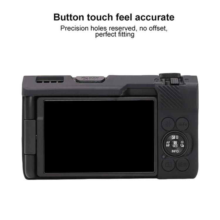 For Canon PowerShot V1 Glossy Soft Silicone Protective Cover