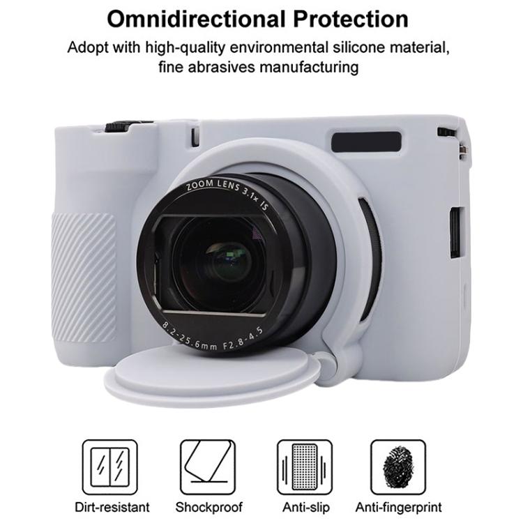 For Canon PowerShot V1 Glossy Soft Silicone Protective Cover