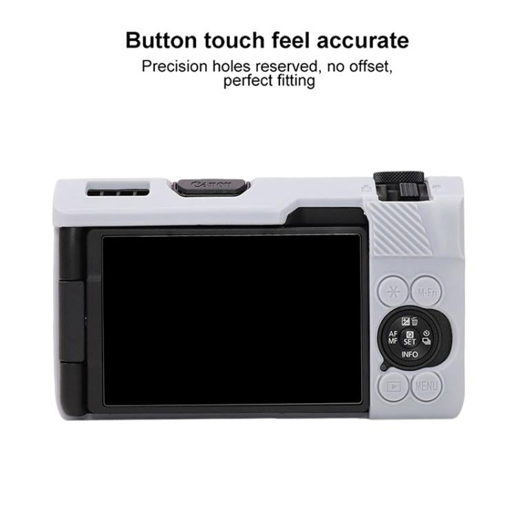 For Canon PowerShot V1 Glossy Soft Silicone Protective Cover