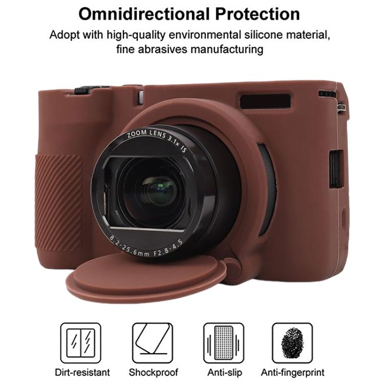 For Canon PowerShot V1 Glossy Soft Silicone Protective Cover