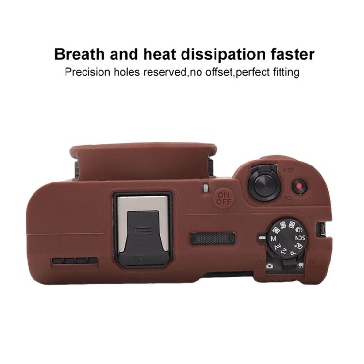 For Canon PowerShot V1 Glossy Soft Silicone Protective Cover