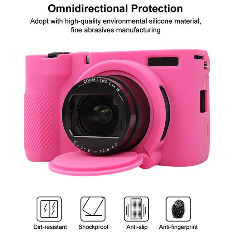 For Canon PowerShot V1 Glossy Soft Silicone Protective Cover