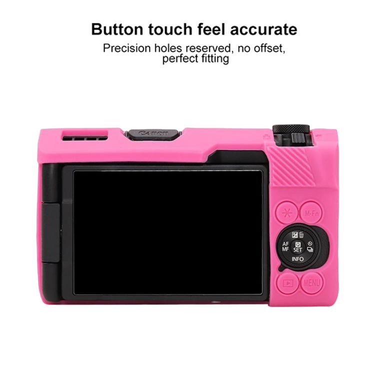 For Canon PowerShot V1 Glossy Soft Silicone Protective Cover