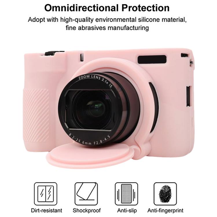 For Canon PowerShot V1 Glossy Soft Silicone Protective Cover