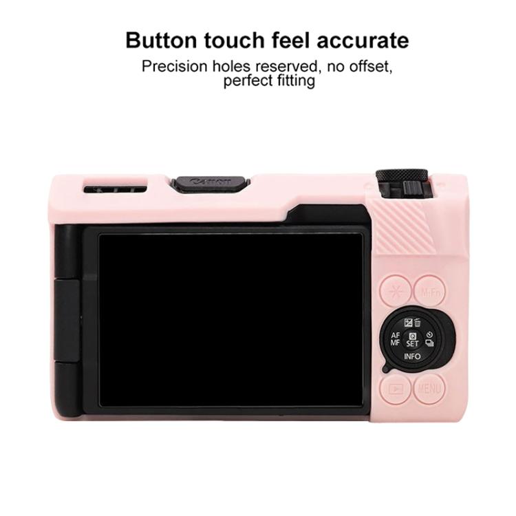 For Canon PowerShot V1 Glossy Soft Silicone Protective Cover