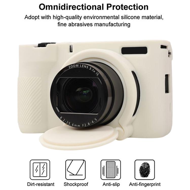 For Canon PowerShot V1 Glossy Soft Silicone Protective Cover