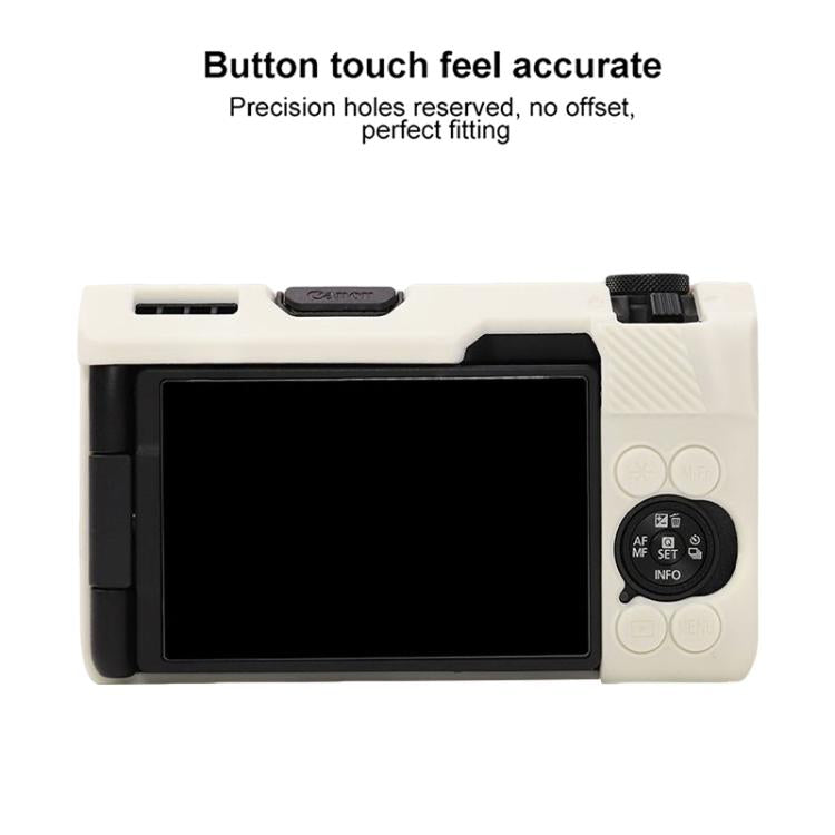 For Canon PowerShot V1 Glossy Soft Silicone Protective Cover