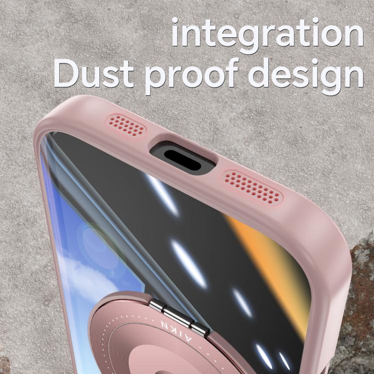 For iPhone 17 Pro Max 360 Holder Magsafe Acrylic Hybrid TPU Phone Case