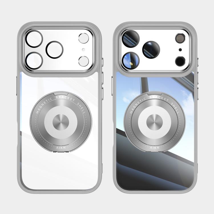For iPhone 17 Pro Max 360 Holder Magsafe Acrylic Hybrid TPU Phone Case